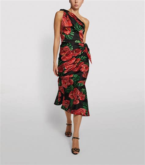 dolce gabbana red floral dress|dolce gabbana floral dress sale.